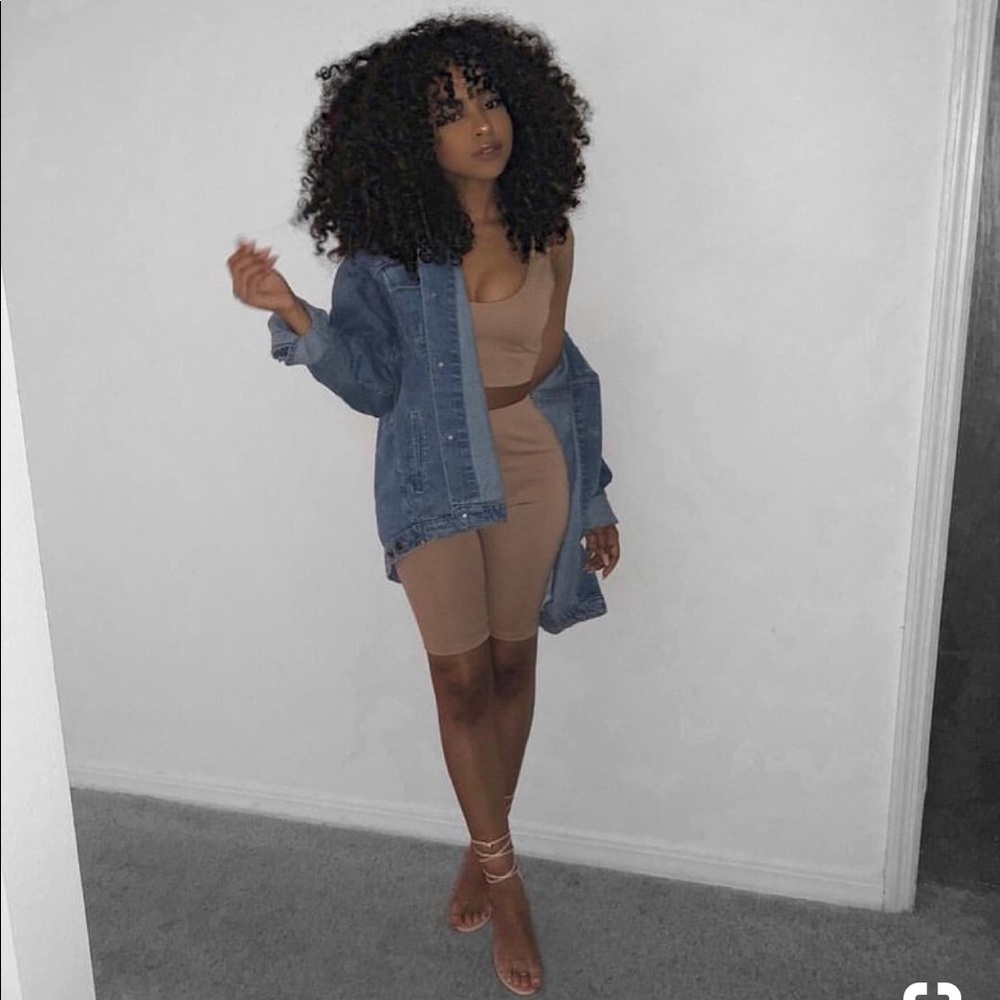 Fashion Nova Biker set